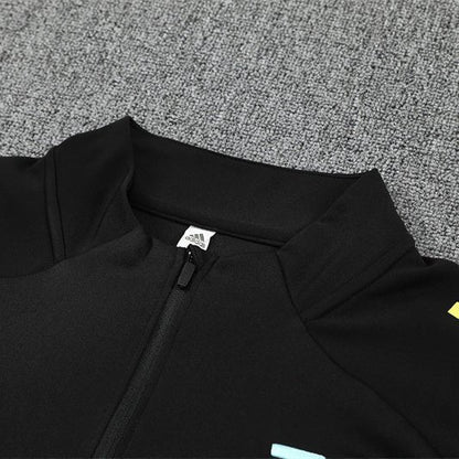 Strikers Club™ 2025/26 Juventus Black Premium Football Tracksuit