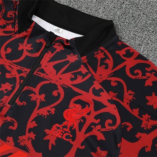 Strikers Club™ 2025/26 Liverpool Pre-Match Premium Football Tracksuit