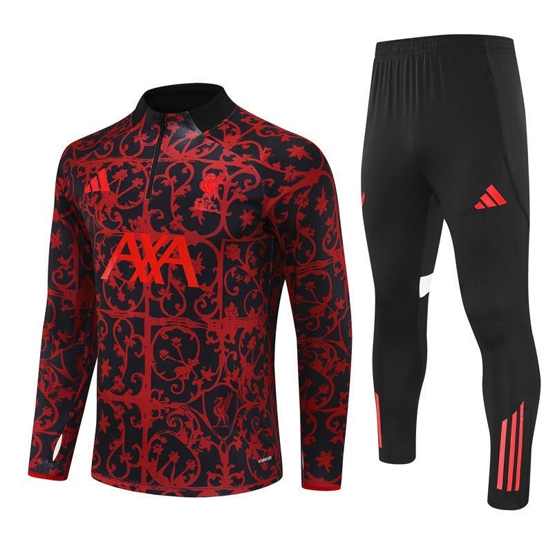 Strikers Club™ 2025/26 Liverpool Pre-Match Premium Football Tracksuit