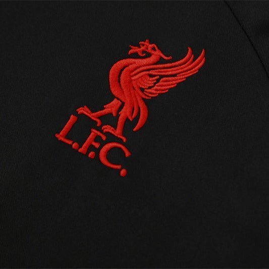 Strikers Club™ 2025/26 Liverpool Black Premium Football Tracksuit