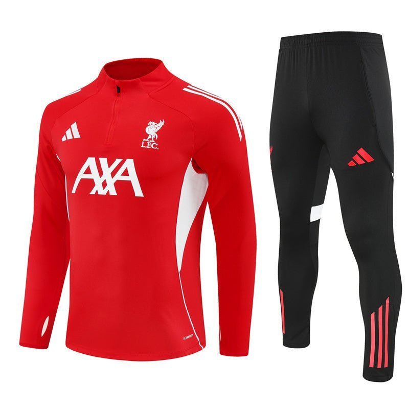 Strikers Club™ 2025/26 Liverpool Red Premium Football Tracksuit