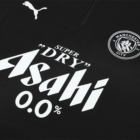 Strikers Club™ 2025/26 Manchester City Black Premium Football Tracksuit