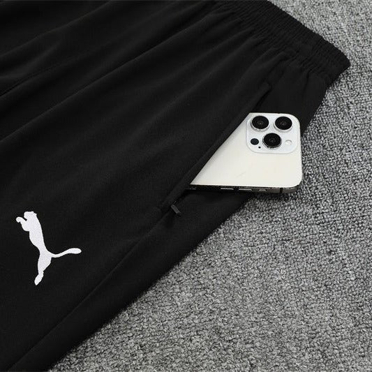 Strikers Club™ 2025/26 Manchester City Black Premium Football Tracksuit