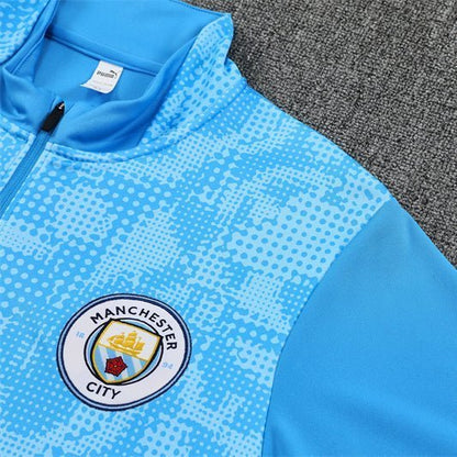 Strikers Club™ 2025/26 Manchester City Blue Premium Football Tracksuit