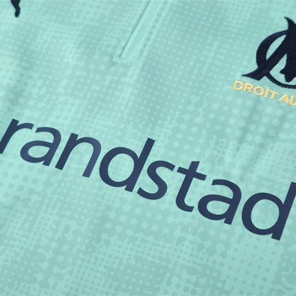 Strikers Club™ 2025/26 Marseille Mint Green Premium Football Tracksuit