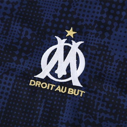 Strikers Club™ 2025/26 Marseille Blue Navy Blue Premium Football Tracksuit