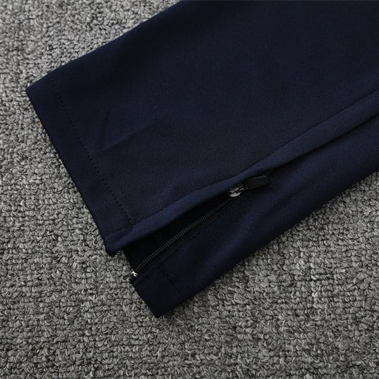 Strikers Club™ 2025/26 Marseille Blue Navy Blue Premium Football Tracksuit