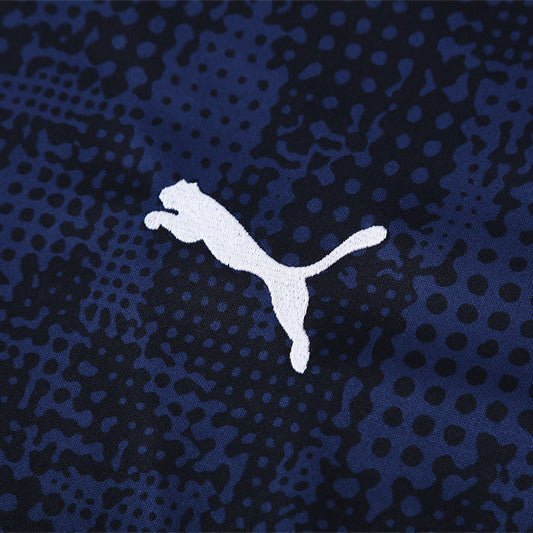 Strikers Club™ 2025/26 Marseille Blue Navy Blue Premium Football Tracksuit