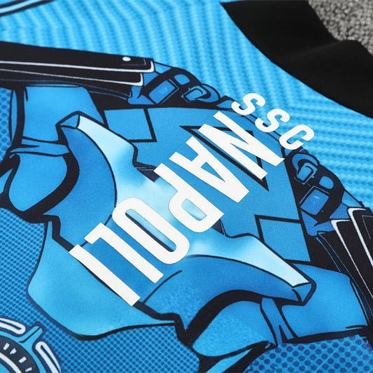 Strikers Club™ 2025/26 Napoli Blue Premium Football Tracksuit