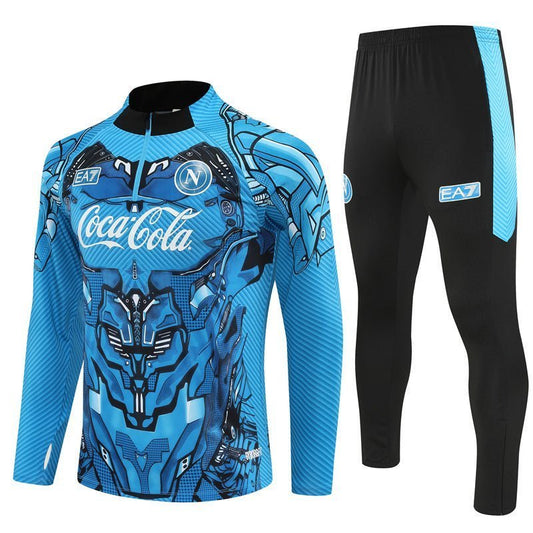 Strikers Club™ 2025/26 Napoli Blue Premium Football Tracksuit
