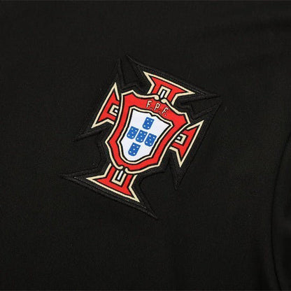 Strikers Club™ 2025/26 Portugal Black Premium Football Tracksuit