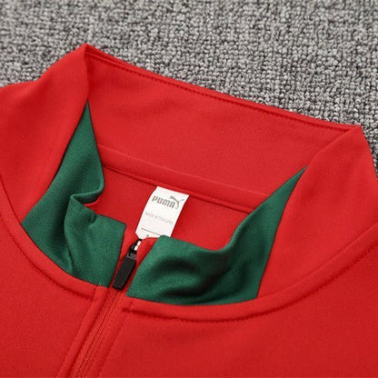 Strikers Club™ 2025/26 Portugal Red Premium Football Tracksuit