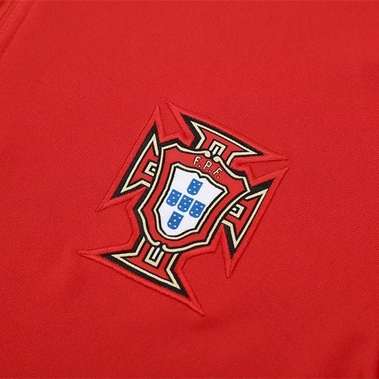 Strikers Club™ 2025/26 Portugal Red Premium Football Tracksuit