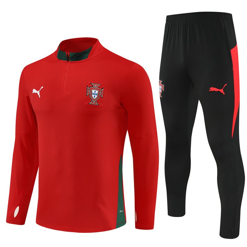 Strikers Club™ 2025/26 Portugal Red Premium Football Tracksuit