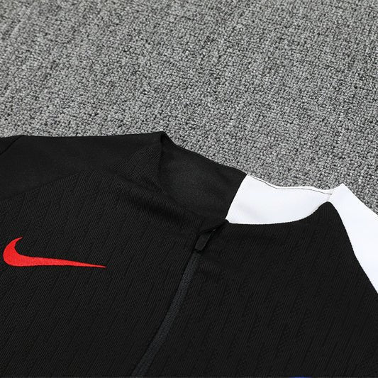 Strikers Club™ 2025/26 PSG Black Premium Football Tracksuit