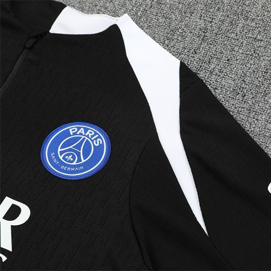Strikers Club™ 2025/26 PSG Black Premium Football Tracksuit