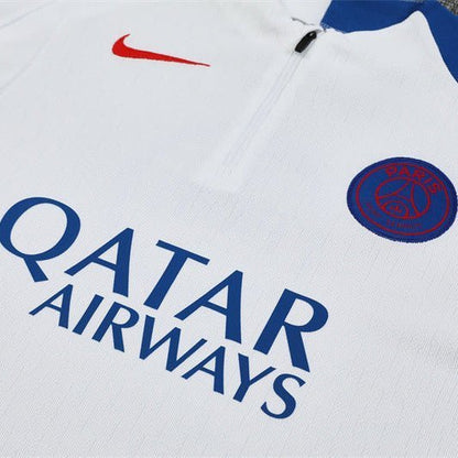 Strikers Club™ 2025/26 PSG White Premium Football Tracksuit