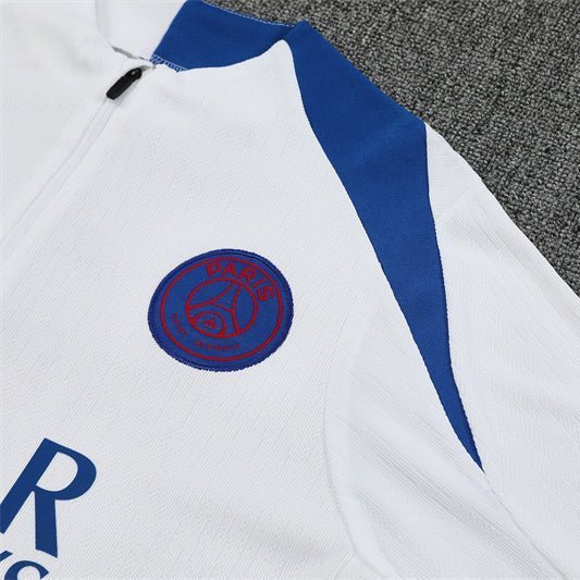 Strikers Club™ 2025/26 PSG White Premium Football Tracksuit