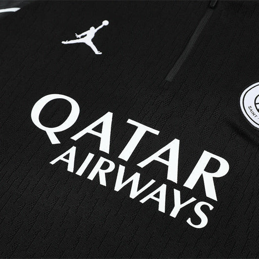 Strikers Club™ 2025/26 PSG x Jordan Black Premium Football Tracksuit