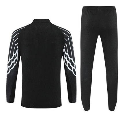 Strikers Club™ 2025/26 PSG x Jordan Black Premium Football Tracksuit