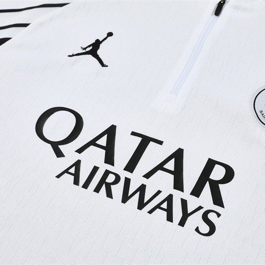 Strikers Club™ 2025/26 PSG x Jordan White Premium Football Tracksuit