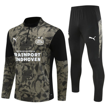 Strikers Club™ 2025/26 PSV Black Premium Football Tracksuit