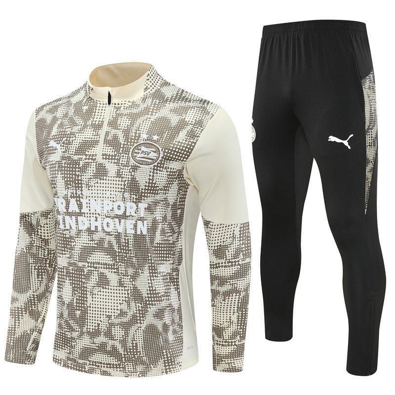 Strikers Club™ 2025/26 PSV White Premium Football Tracksuit