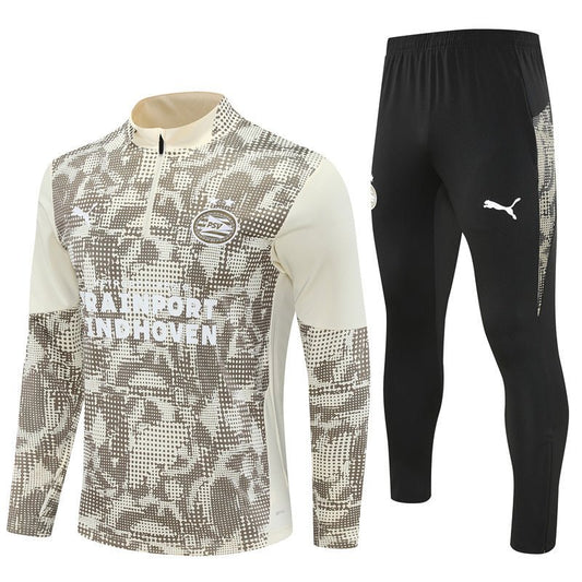Strikers Club™ 2025/26 PSV White Premium Football Tracksuit
