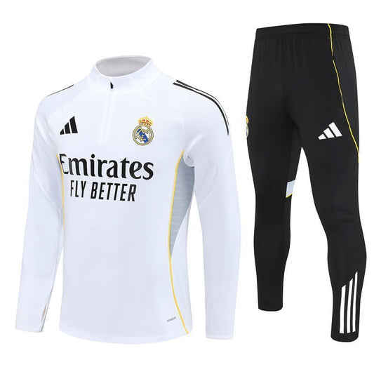 Strikers Club™ 2025/26 Real Madrid Home Premium Football Tracksuit