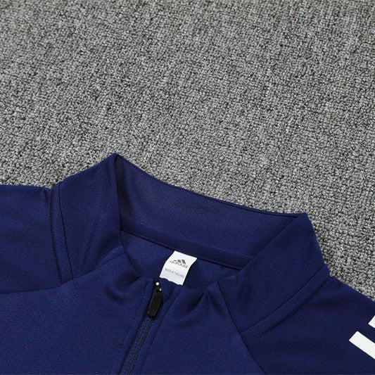 Strikers Club™ 2025/26 Real Madrid Blue Premium Football Tracksuit