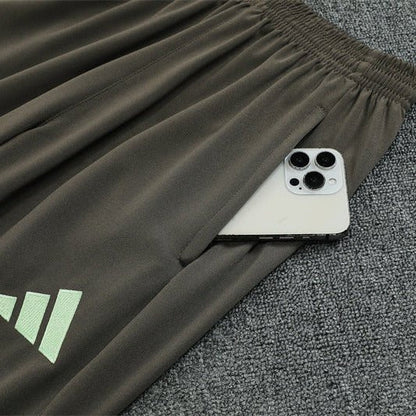 Strikers Club™ 2025/26 Real Madrid Dark Olive Premium Football Tracksuit