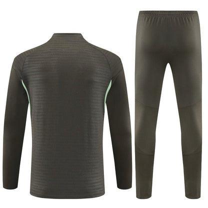 Strikers Club™ 2025/26 Real Madrid Dark Olive Premium Football Tracksuit