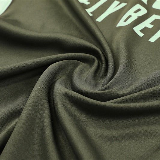 Strikers Club™ 2025/26 Real Madrid Dark Olive Premium Football Tracksuit