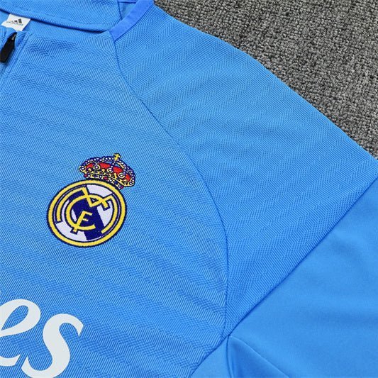 Strikers Club™ 2025/26 Real Madrid Blue Premium Football Tracksuit