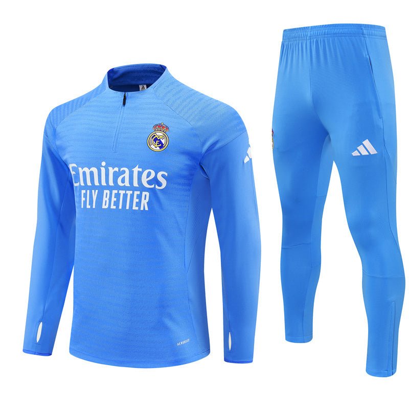 Strikers Club™ 2025/26 Real Madrid Blue Premium Football Tracksuit