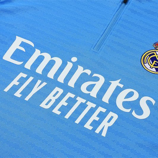 Strikers Club™ 2025/26 Real Madrid Blue Premium Football Tracksuit
