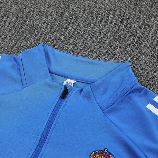 Strikers Club™ 2025/26 Real Madrid Blue Premium Football Tracksuit