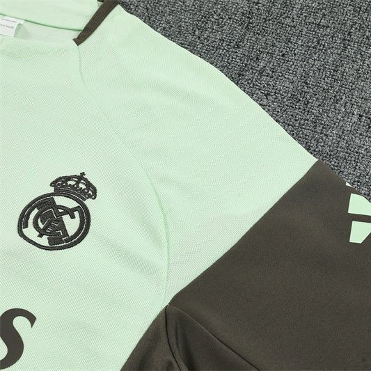 Strikers Club™ 2025/26 Real Madrid Lime Green Premium Football Tracksuit