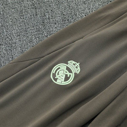 Strikers Club™ 2025/26 Real Madrid Lime Green Premium Football Tracksuit