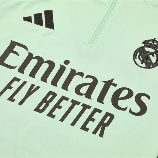 Strikers Club™ 2025/26 Real Madrid Lime Green Premium Football Tracksuit