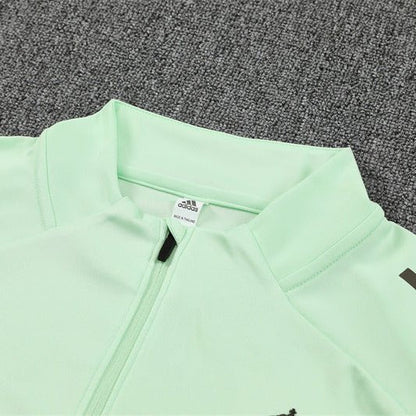 Strikers Club™ 2025/26 Real Madrid Lime Green Premium Football Tracksuit