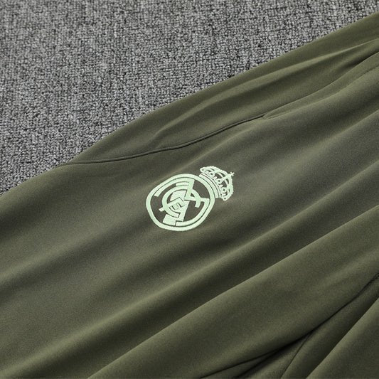 Strikers Club™ 2025/26 Real Madrid Lime Green Premium Football Tracksuit
