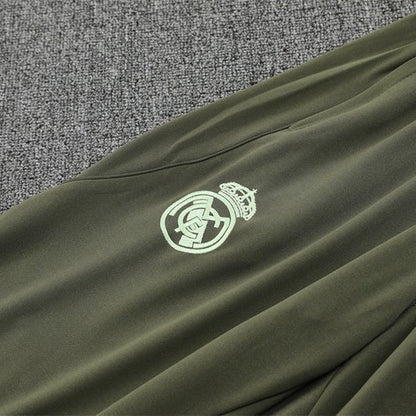 Strikers Club™ 2025/26 Real Madrid Lime Green Premium Football Tracksuit