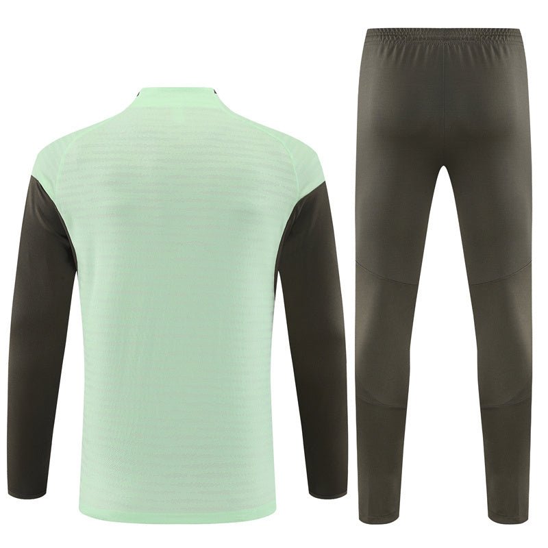 Strikers Club™ 2025/26 Real Madrid Lime Green Premium Football Tracksuit