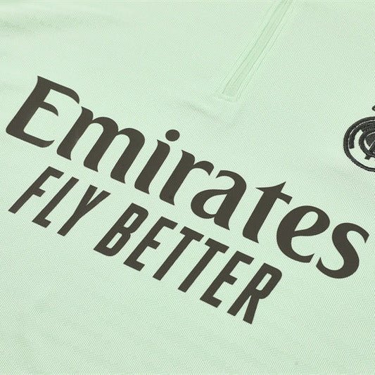 Strikers Club™ 2025/26 Real Madrid Lime Green Premium Football Tracksuit