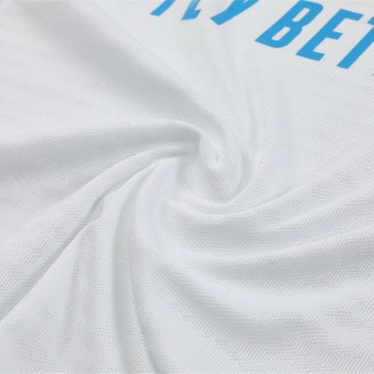 Strikers Club™ 2025/26 Real Madrid White Blue Premium Football Tracksuit