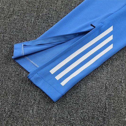 Strikers Club™ 2025/26 Real Madrid White Blue Premium Football Tracksuit
