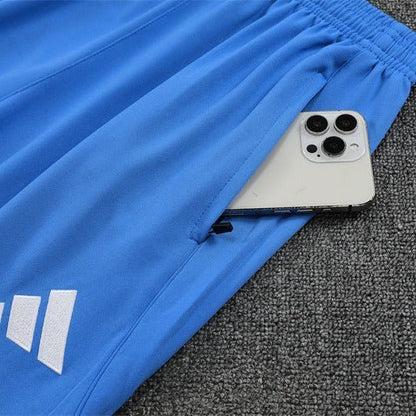 Strikers Club™ 2025/26 Real Madrid White Blue Premium Football Tracksuit