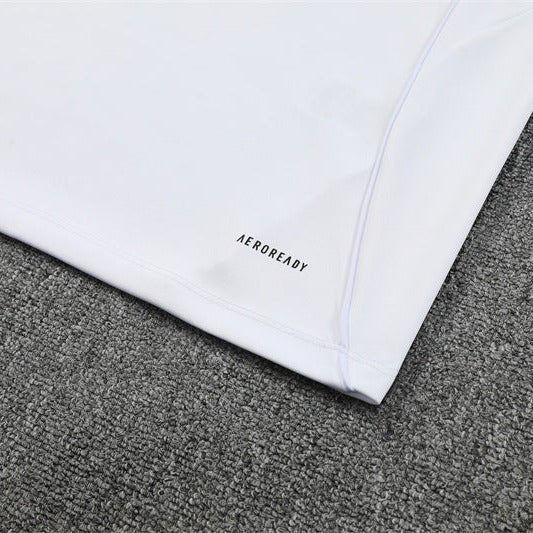 Strikers Club™ 2025/26 Real Madrid White Blue Premium Football Tracksuit