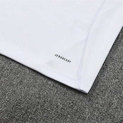 Strikers Club™ 2025/26 Real Madrid White Blue Premium Football Tracksuit